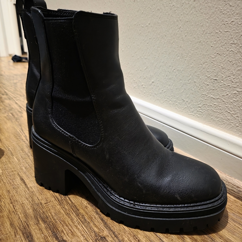 Black Ankle Boots - Picture 2 of 3